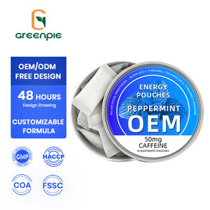 Kantong Energi Nootropik Fokus dan Energi Suplemen Kesehatan L-Tyrosine 15g Rasa Wintergreen Mint Kantong Energi Nootropik - Product Image 1