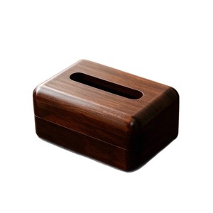 Wooden Tissue Box Solid Wood Cover Design For Living Room Bathroom Tabletop Storage - Product Image 4