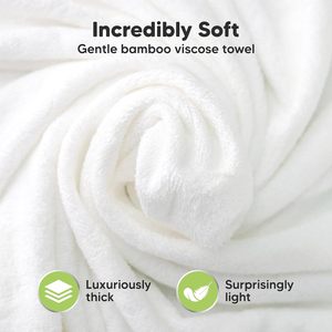 Toalla con Capucha para Bebé, Viscosa <span class=keywords><strong>Derivada</strong></span> de Bambú, Recién Nacido, Niño Pequeño, Extra Absorbente, Suave, Niños y Niñas, Diseño de Cordero, Baño - Product Image 2