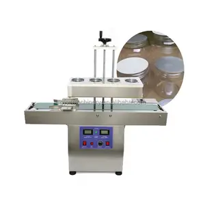 Sellador automático de inducción, máquina de sellado de papel de aluminio, contenedor de papel de aluminio, máquina de sellado automático, sellador de botellas de plástico