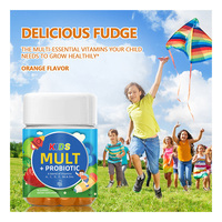 Gummies multivitaminées probiotiques halal de haute qualité OEM, biotine, vitamines pour enfants, renforcement de l'immunité, bonbons multivitaminés pour enfants