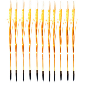 Lampe LED solaire imperméable pour décoration de cour extérieure, éclairage de pelouse, lumière bouchée au sol, oreille de blé, lampe de <span class=keywords><strong>paille</strong></span> de riz - Product Image 6