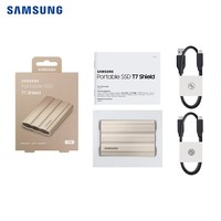 Samsung T7 Shield USB Tipe-c 3.2, Hard Drive Seluler Solid State 500GB 1TB 2TB Kecepatan NVMe 1050MB/Dtk untuk PC