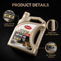 Huile moteur entièrement synthétique JNF 4L 5W-30 API SP pour voitures européennes, japonaises et américaines de luxe, lubrifiant en gros
