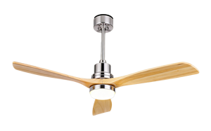 Ventilador de Techo de Madera con 3 Aspas, Control Remoto, Regulable, Reversible, Motor DC Silencioso, Moderno, para Dormitorio, Sala de Estar - Product Image 2