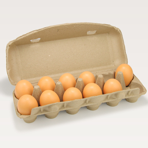 Bán buôn phân hủy sinh học bao bì khay trứng 10 12 lỗ giấy bột giấy khay trứng - Product Image 1
