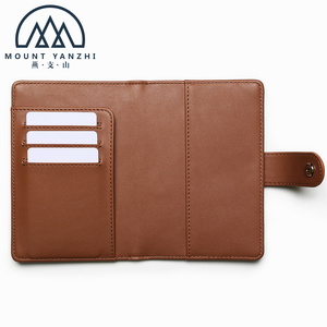Portefeuille de voyage en cuir véritable de luxe personnalisé avec logo, haute qualité, blocage RFID, emplacements pour cartes de crédit, marque Mount Yanzhi - Product Image 5