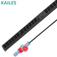 KAILES (KLS) Série K44S 32A CA Triphasé Usage Industriel Moniteur SI-PDU RS 485 36 Points Antidérapants Prise C39 (Circuit