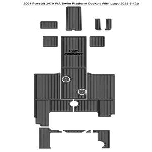Plancher en teck EVA de style moderne pour yacht marin Pursuit 2470 WA 2001, lisse, à clic, pour usage extérieur, vente chaude sur eBay et AliExpress - Product Image 1