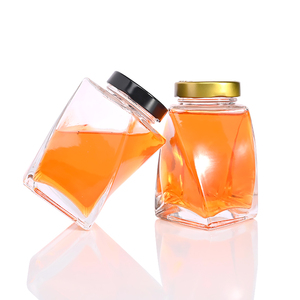 <span class=keywords><strong>NEWRAY</strong></span> Design 130ml 360ml pot de miel en verre avec couvercle créatif unique pots de miel en verre récipient alimentaire pot en gros - Product Image 5