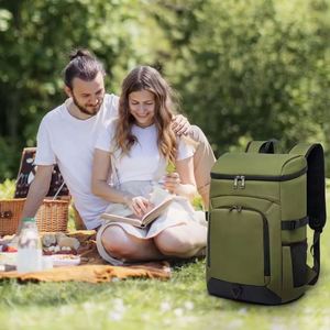 Free Sample Custom style Outdoor portable thermal lined <b>cooler</b> <b>backpack</b> lunch <b>backpack</b> custom logo 30L Insulated Picnic <b>Backpack</b> - Product Image 5