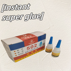 Chai nhựa 502 keo siêu nhanh để dán chắc chắn và mạnh mẽ vật liệu kim loại - Product Image 3