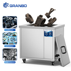 Limpiador ultrasónico Industrial Granbo 45L-960L 135L Máquina de limpieza por ultrasonido de baño Condición desengrasante con motor central - Product Image 5