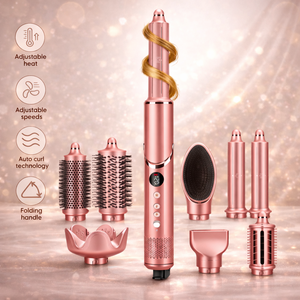 <span class=keywords><strong>Styler</strong></span> capillaire multi-usages 8 en 1, moteur sans balais haute vitesse 110000 tr/min, ensemble de brosses à air chaud, nouveau sèche-cheveux et <span class=keywords><strong>styler</strong></span> - Product Image 2