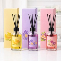 Difusor de Aromas de 100 ml con Fragancia Fresca de Frutas Variadas, Sin Alcohol, Sin Plomo, en Caja de Regalo