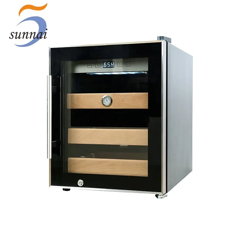 Kiểm soát nhiệt độ tủ nhỏ Humidor điện cho xì gà