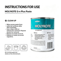 Pâte MOLYKOTE G-N PLUS, pâte anti-grippage au disulfure de molybdène, graisse lubrifiante haute température pour ascenseurs