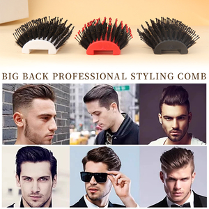 Cepillo de Plástico Profesional para Peinar, con Logotipo Personalizado de Fábrica, para Peinados <span class=keywords><strong>Pompadour</strong></span> y con la Cabeza Recogida, en Oferta - Product Image 2