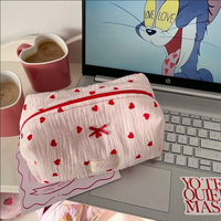 Sac de maquillage à paillettes scintillantes fait à la main sac cosmétique bleu petit organisateur de toilette de voyage magnifique pochette à fermeture éclair