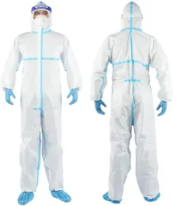Nhà Máy GB15979 Thiết Bị Bảo Vệ Cá Nhân PPE Coverall Suit