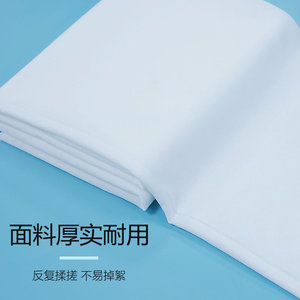 Serviette de bain jetable pour bébé Hons Hongsheng 100x60cm avec serviette 30x30cm en tissu non tissé blanc pour les soins des nourrissons - Product Image 2