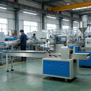 Confezionatrice Orizzontale a Cuscino con Sistema Servo per Confezionamento di Precisione di Caramelle/Bonbon, Salviette Umidificate/Fazzoletti - Controllata da PLC - Product Image 3