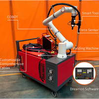 Brazo Robótico Industrial DREAMON de 6 Ejes, Máquina de Soldadura Cobot con Motor de 220V, Construcción de Aluminio y Acero