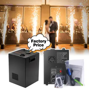 Prix usine 600w Machine à étincelles froides mariage Dj fête scène Sparkler froid Machine à distance DMX Contaol Machine à étincelles froides