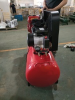 Kompresor Udara Mesin Diesel 2 Silinder 6.5HP 100L Elektrik Pompa Udara OEM 8 Bar/115psi