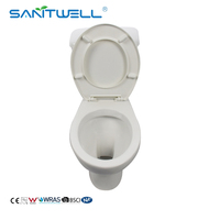 Articles sanitaires en céramique à prix compétitif Toilette de lavage en deux pièces pour WC