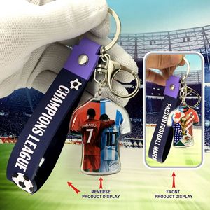 Hot bán tùy chỉnh ảnh kỹ thuật số Keychain mới Kim Loại Logo vật liệu nhựa cho công ty khuyến mại nhân viên lợi ích - Product Image 6