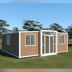 Maison de conteneur à double aile extensible à chaud Maison de conteneur écologique à installation facile pour hôtel à domicile - Product Image 3