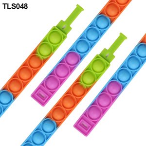 Al por mayor <span class=keywords><strong>nueva</strong></span> pulsera antiestrés rompecabezas para aliviar el estrés pulsera deportiva dedo <span class=keywords><strong>burbuja</strong></span> pulsera de silicona juguete para apretar - Product Image 3