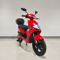 BICYSTAR Moto électrique à deux roues pour livraison de nourriture, logistique et coursier, moteur puissant 60V 2000W, coffre de grande capacité