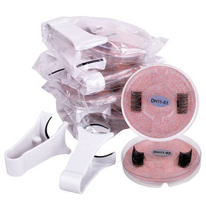 Kit d'extension de <span class=keywords><strong>cils</strong></span> bricolage ensemble de <span class=keywords><strong>faux</strong></span> <span class=keywords><strong>cils</strong></span> <span class=keywords><strong>demi</strong></span>-<span class=keywords><strong>cils</strong></span> magnétiques combinaison de <span class=keywords><strong>cils</strong></span> de voyage à boucles naturelles avec pince à épiler - Product Image 2