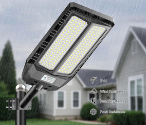6500K Waterproof Solar Outdoor <b>Lights</b> Dusk to Dawn <b>Motion</b> <b>Sensor</b> <b>LED</b> Flood <b>Light</b> <b>with</b> Remote Solar Security Street Lamp - Product Image 5