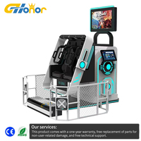 Machine de réalité virtuelle pour parc d'attractions, simulateur de jeux vidéo VR 360 avec chaise, vente chaude
