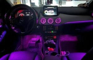 Kit d'éclairage d'ambiance dynamique 64 couleurs W176 pour Mercedes Benz Classe A/<span class=keywords><strong>B</strong></span> 2012 - 2018 W246, accessoires d'éclairage intérieur - Product Image 6