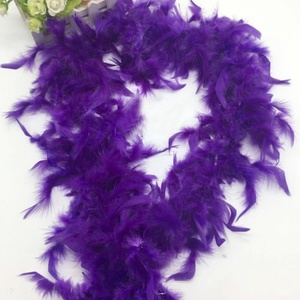 Vente en gros de plumes de dinde chandelle teintes de différentes couleurs <span class=keywords><strong>boa</strong></span> pour costume de fête - Product Image 5