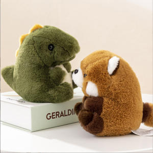Jouets en peluche super doux série de douillettes en coton PP rempli de fonction comprenant des poupées de type ours d'alpaga de <span class=keywords><strong>hamster</strong></span> de paresseux de dinosaure de panda - Product Image 3