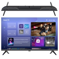 Téléviseur intelligent de 75 pouces de qualité supérieure, écran LCD HD, grand écran, système personnalisé