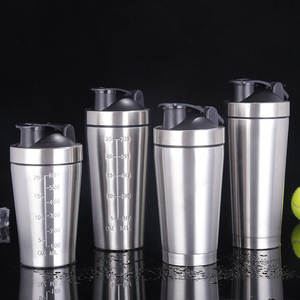 Garrafa <span class=keywords><strong>Shaker</strong></span> de Aço Inoxidável OEM 600ml/750ml para Academia, Isolada a Vácuo com Isolamento Térmico de 12-24h, Formato Ergonômico e Mixer - Product Image 4