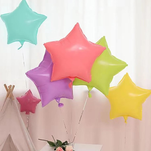 Wholesale 18 Inch <b>Star</b> Heart Aluminum Film <b>Balloon</b> Solid Color Birthday Party Decoration Foil <b>Balloon</b> Globos for Kids - Product Image 4