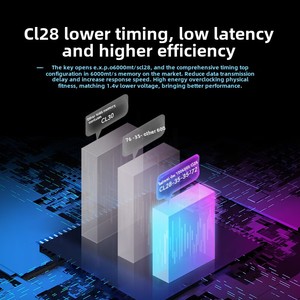 Memoria RAM Biwin DW100 DX100 Hynix <span class=keywords><strong>DDR5</strong></span> RGB 6000C30 para Computadora de Escritorio, 32GB <span class=keywords><strong>DDR5</strong></span>, Compatible con <span class=keywords><strong>AMD</strong></span> - Product Image 4