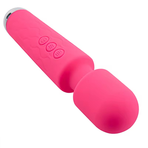 Adult Sex Toy <b>Vibrator</b> AV Wand Rose Red USB Rechargeable Waterproof 20 Frequencies G-string Masturbator for Women - Product Image 3
