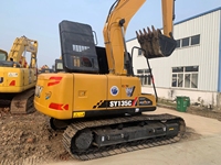 Excavator Mini Sany SY95C Bekas 10 Ton Mesin Isuzu Bucket 0.35m Tangguh Bersertifikat dengan Laporan dan Video