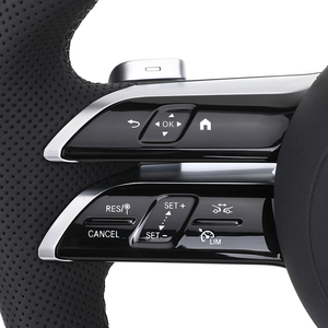 <span class=keywords><strong>Volant</strong></span> en cuir et fibre de carbone personnalisé <span class=keywords><strong>Mercedes</strong></span> Benz pour Classe C (W205) Classe E CLS GLC Finition mate/brillante Couleur personnalisée - Product Image 3