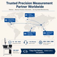 Máquina de Medición de Video Óptica de Alta Precisión VMS-4030FS Manual 2.5D QMS3D-F con 1 Año de Garantía para Moldes, Electrónica y Piezas de Plástico