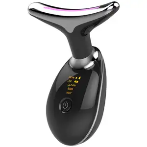 Professional Wireless Neck Face Massager Skin Lifting Firming Tightening Wrinkle Removal Machine Device