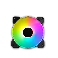Ventilateurs de boîtier ARGB PWM RGB 120mm X 25mm pour ventilateurs d'ordinateur PC Speedy avec dissipateur thermique en plastique à roulement à billes